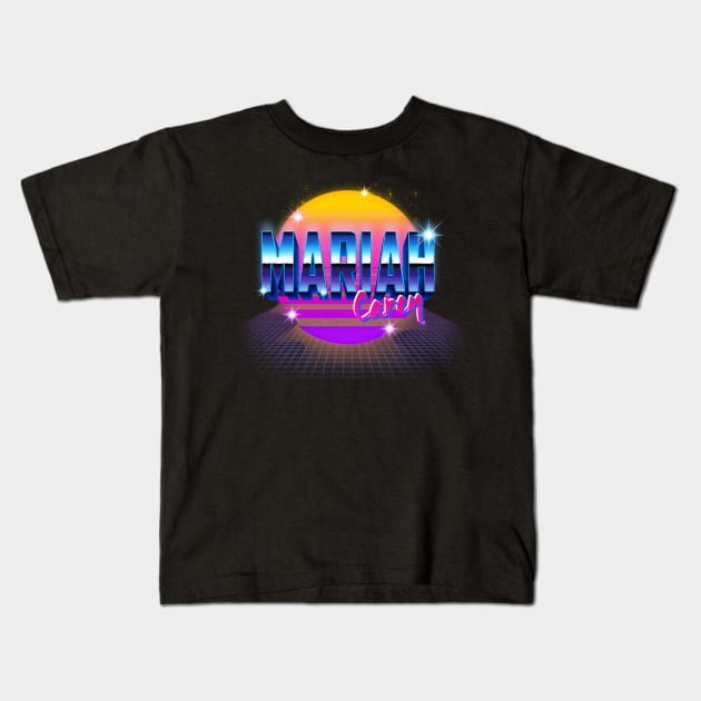 Vintage Proud Mariah Name Personalized Birthday 70s 80s 90s Styles Kids T-Shirt by Gorilla Animal